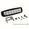 Super Bright Waterproof Car LED Light Black Cover DRL For Off Road SUV Truck 5