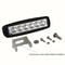 Super Bright Waterproof Car LED Light Black Cover DRL For Off Road SUV Truck 4
