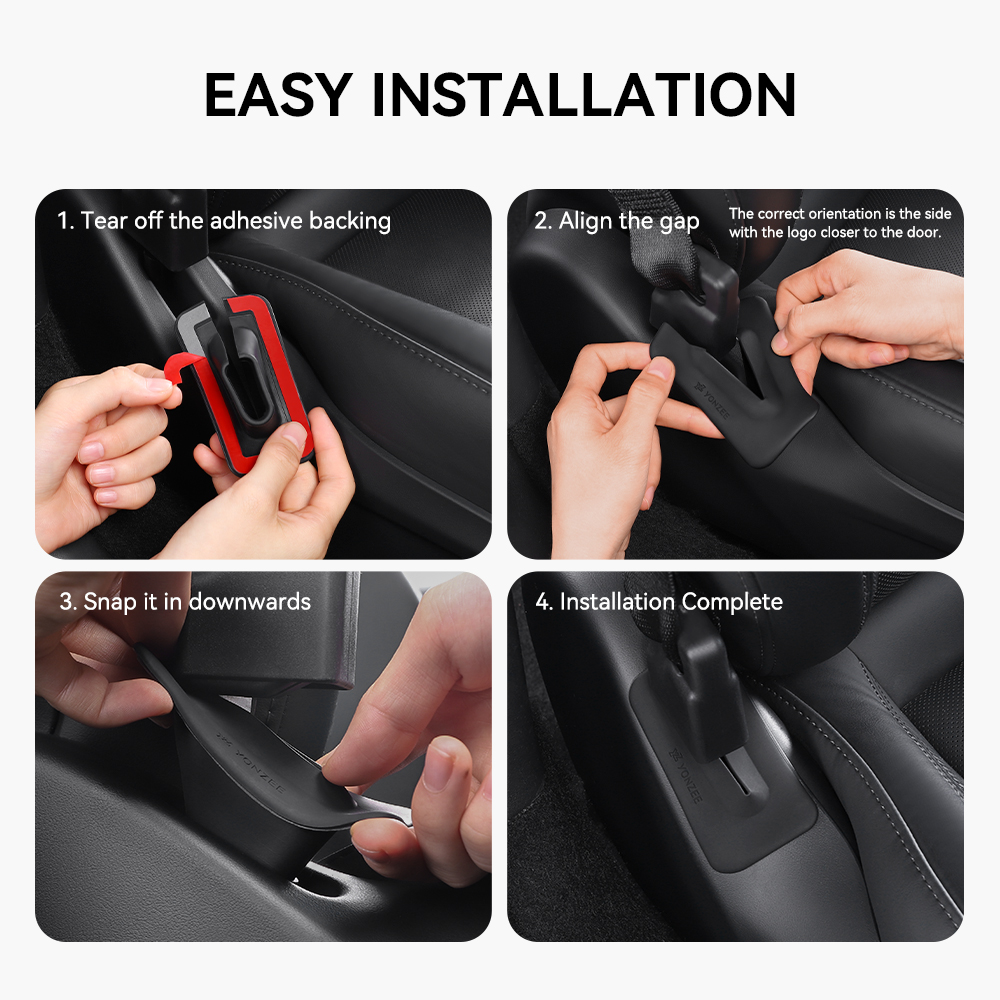 Car Seat Gap Filler Leak Proof Silicone Side Seam Cover for a Stylish and Secure Fit