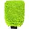 Green Microfiber Car Wash Gloves Scratch Lint Free Set For Car Cleaning And Detailing 2