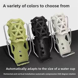 adjustable bike cup holder for water bottles handlebar mount for cycling & motorcycle