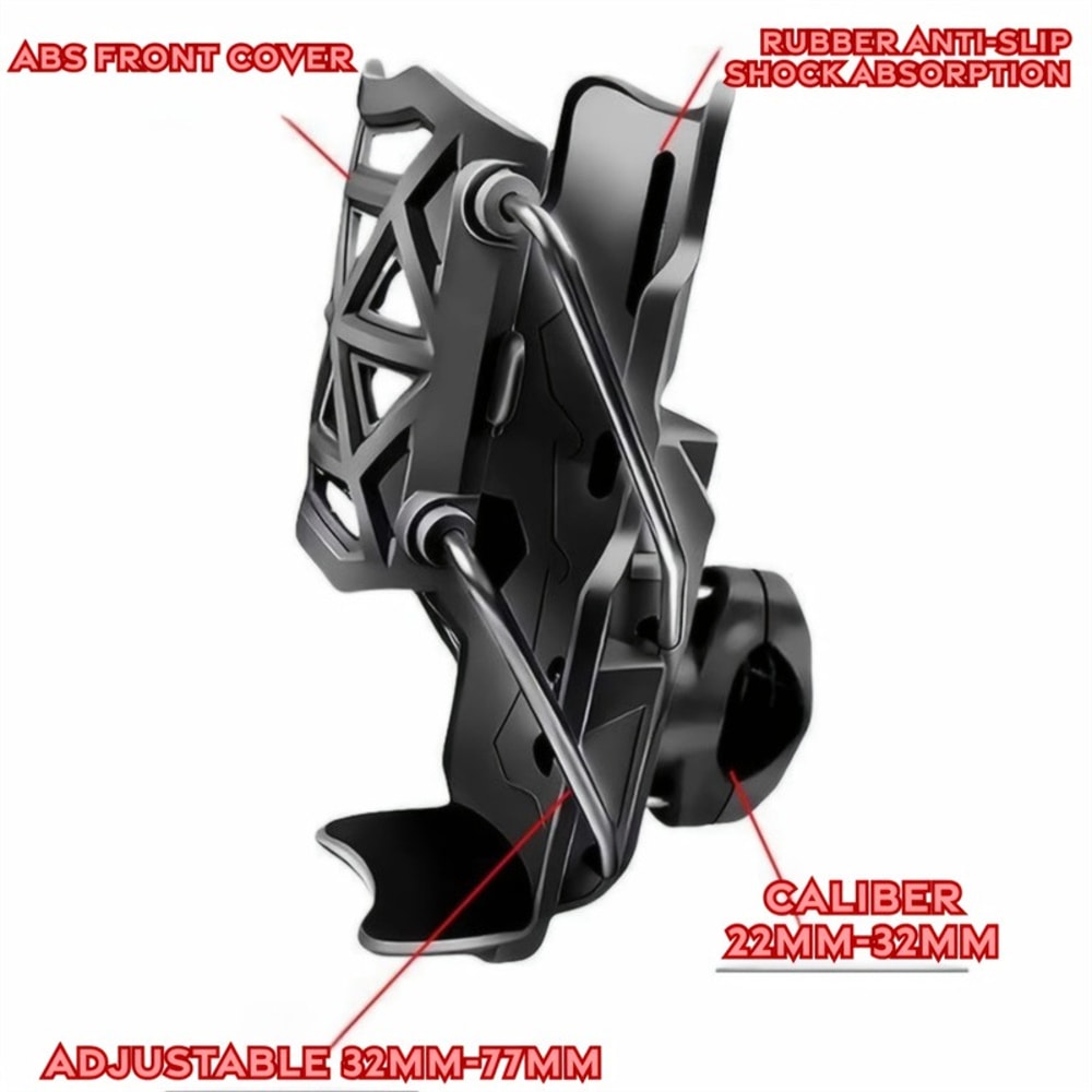 Adjustable Bike Cup Holder for Water Bottles Handlebar Mount for Cycling & Motorcycle
