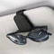 Magnetic Leather Sunglasses Holder Ticket Clip For Car Sunshades 0