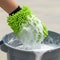 Microfiber Car Cleaning Gloves Super Absorbent Scratch Free Auto Wash Mitt 2