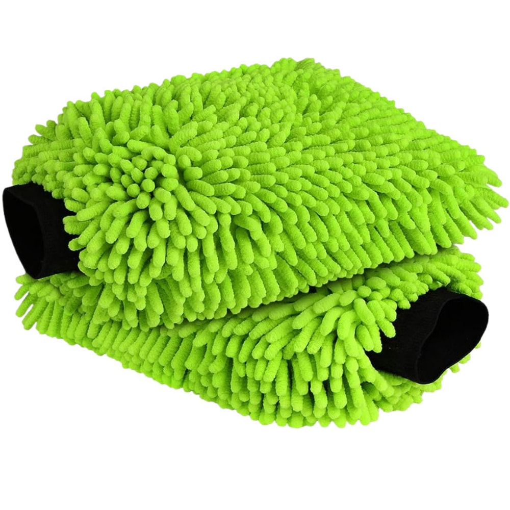 Microfiber Car Cleaning Gloves Super Absorbent Scratch Free Auto Wash Mitt 3