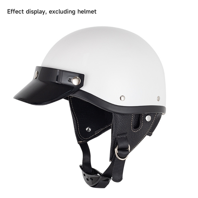 Universal Motorcycle Helmet Visor Windproof Flip Shield for Open Face Helmets