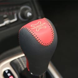 genuine leather gear lever protection cover for jeep renegade