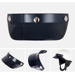 universal windproof flip helmet visor for open face motorcycle helmets snap button protection