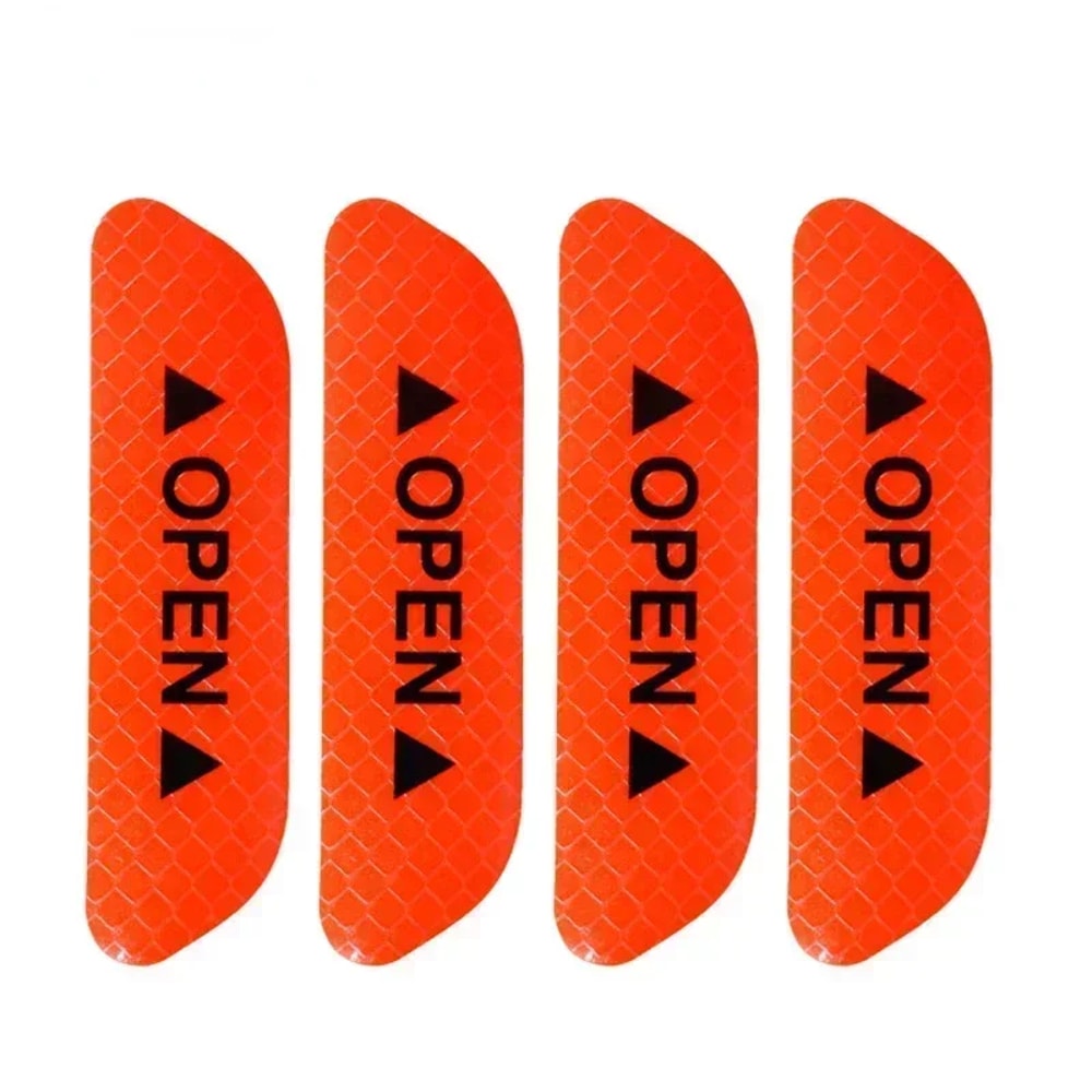 Night Reflective Car Door Sticker Safety Opening Warning Reflector Tape Decal For Exterior And Inte 4