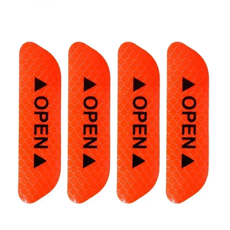 Night Reflective Car Door Sticker Safety Opening Warning Reflector Tape Decal For Exterior And Inte 4