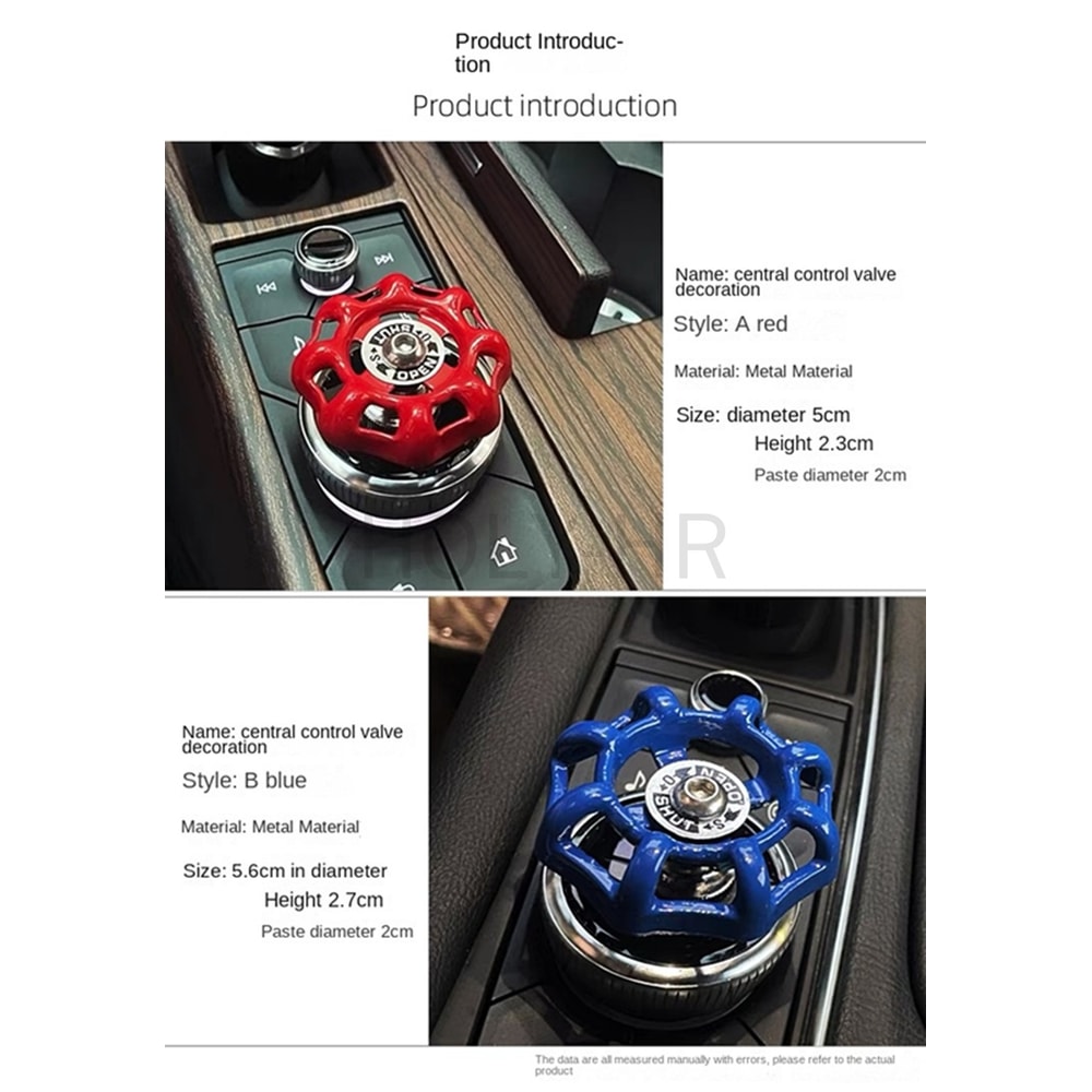 Car Interior Decoration One Click Start Button with Valve Switch Sticker