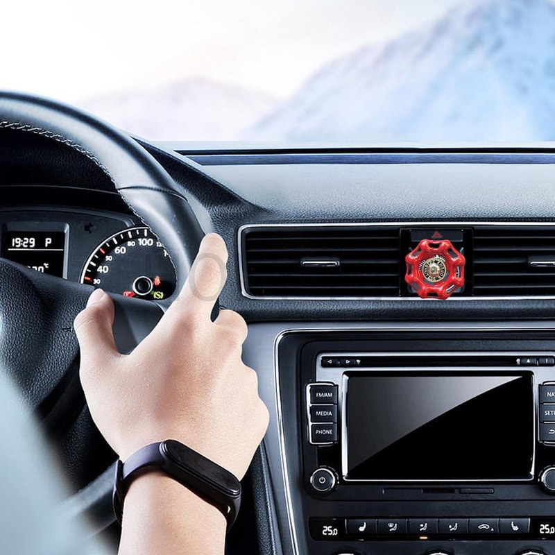 Car Interior Decoration One Click Start Button with Valve Switch Sticker