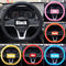 Universal Car Silicone Steering Wheel Cover Non Slip, Elastic Fit for Steering Wheels, Multi Color Car Decor