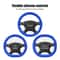 Universal Car Silicone Steering Wheel Cover Non Slip, Elastic Fit for Steering Wheels, Multi Color Car Decor