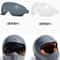 Universal Motorcycle Helmet Visor Lens Retro Snap Button Motorcycle Helmet Brims And Goggles For Ul 1