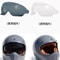 Universal Motorcycle Helmet Visor Lens Retro Snap Button Motorcycle Helmet Brims And Goggles For Ul 1
