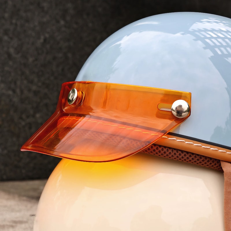Universal Flip Up Visor for Open Face Motorcycle Helmet Anti UV, Fog & Scratch Resistant Shield