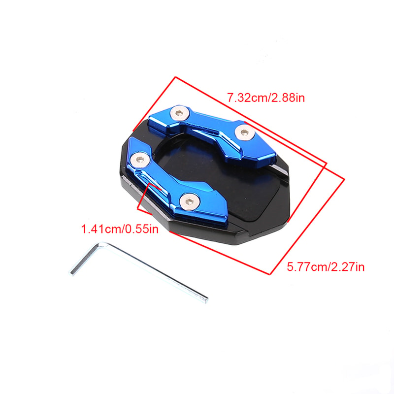 Motorcycle Kickstand Extender Foot Pad Durable Side Stand Extension for Bikes Essential Motorcycle Accessories