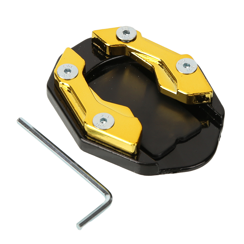Motorcycle Kickstand Extender Foot Pad Durable Side Stand Extension for Bikes Essential Motorcycle Accessories