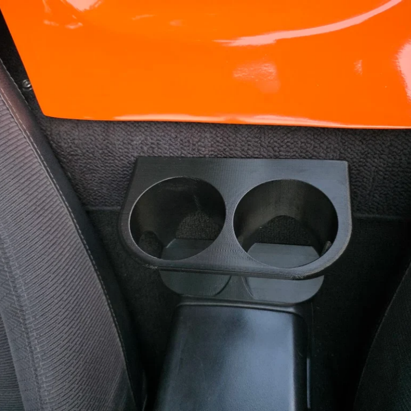 Rear Center Dual Cup Holder for Mazda Miata Precision Custom Fit, Sturdy Construction, Must Have Drink Storage