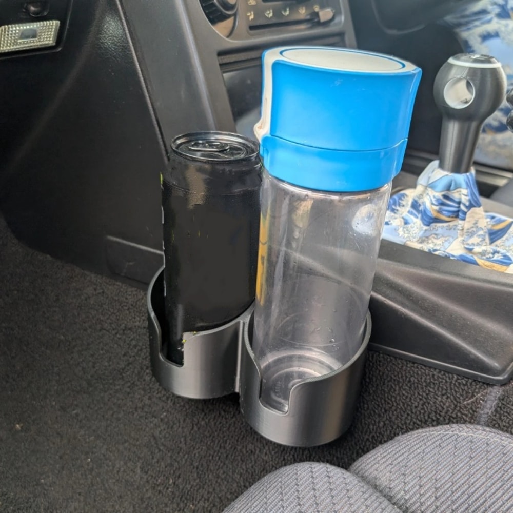 Rear Center Dual Cup Holder for Mazda Miata Precision Custom Fit, Sturdy Construction, Must Have Drink Storage