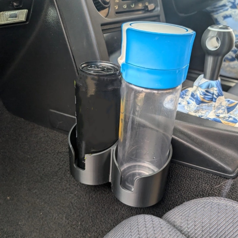 Rear Center Dual Cup Holder for Mazda Miata Precision Custom Fit, Sturdy Construction, Must Have Drink Storage
