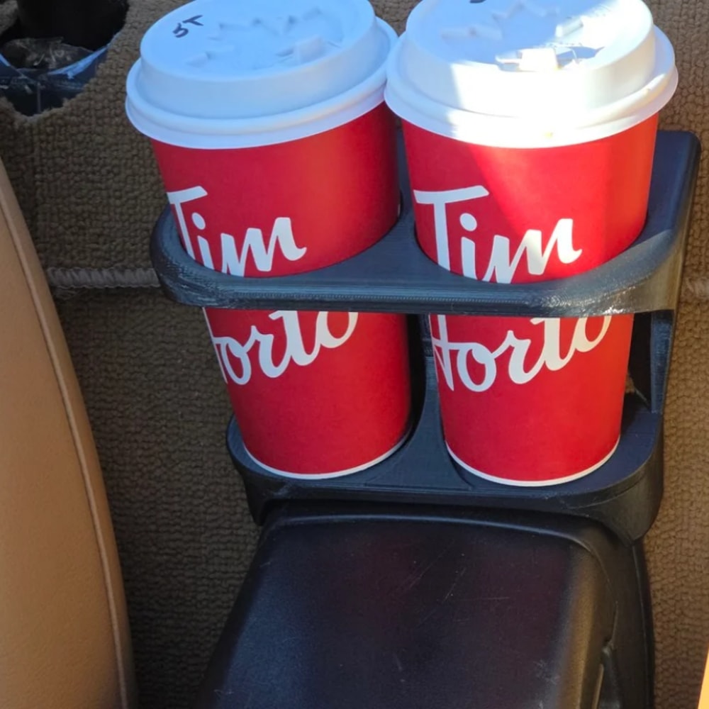 Rear Center Dual Cup Holder for Mazda Miata Precision Custom Fit, Sturdy Construction, Must Have Drink Storage