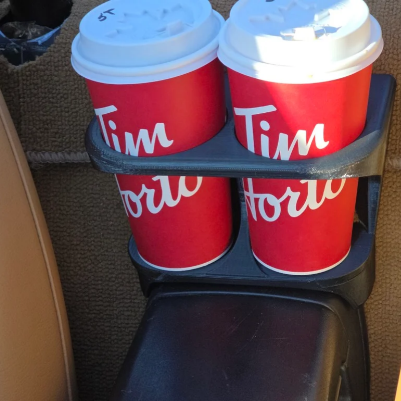 Rear Center Dual Cup Holder for Mazda Miata Precision Custom Fit, Sturdy Construction, Must Have Drink Storage