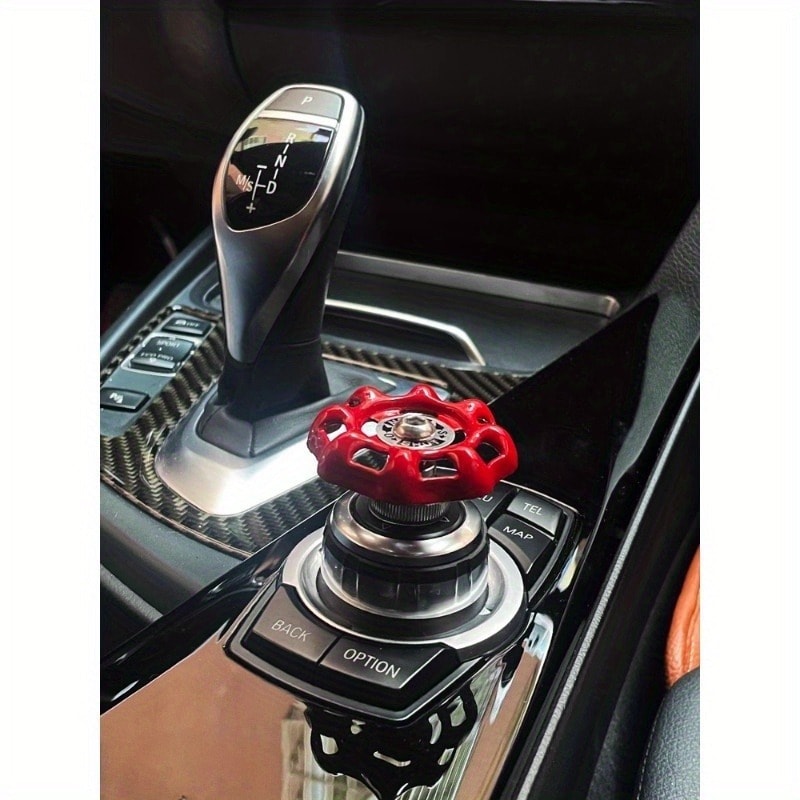 Stylish Car Interior One Click Start Button & Valve Knob Cover Sticker
