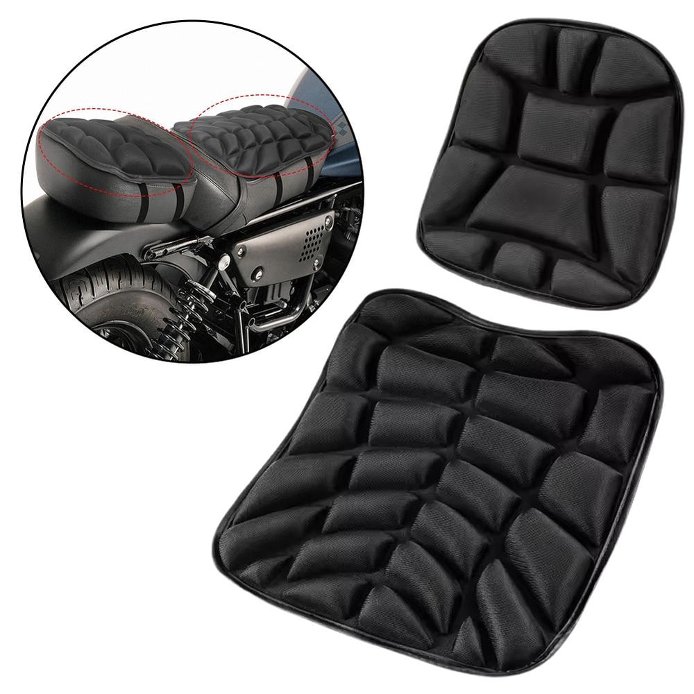 Premium Gel Motorcycle Seat Cushion Shock Absorbing Comfort For Bikes 0