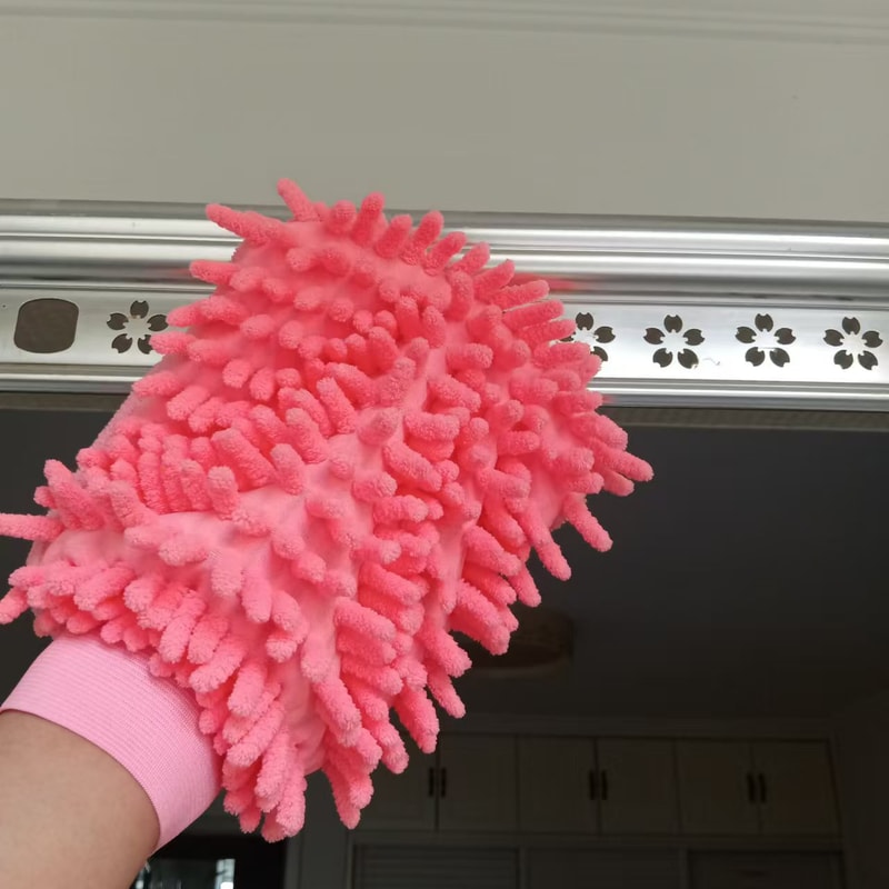 Ultra Absorbent Microfiber Car Wash Gloves Scratch Free Auto Cleaning Mitt 1