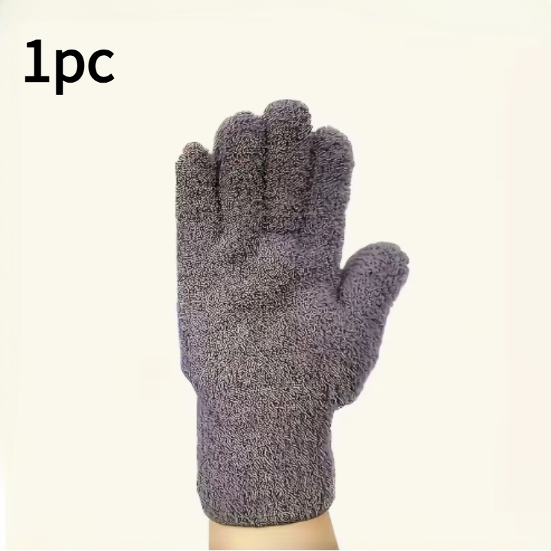 Superfine Microfiber Dust Removal Gloves For Car Detailing Home Use 4