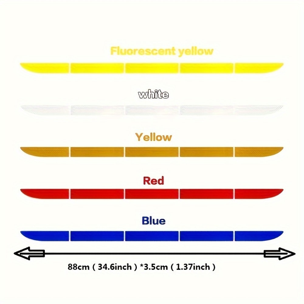 Reflective Car Safety Warning Tape Anti Collision Sticker