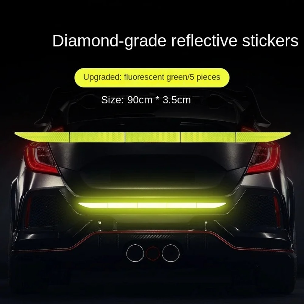 Reflective Car Safety Warning Tape Anti Collision Sticker