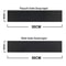 Frameless Black Weatherproof License Plate Holder For Cars SUVs 1