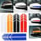 Sleek Car Rearview Mirror Stripe Exterior Body Trim Sticker