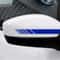 Sleek Car Rearview Mirror Stripe Exterior Body Trim Sticker