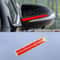 Sleek Car Rearview Mirror Stripe Exterior Body Trim Sticker
