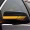 Sleek Car Rearview Mirror Stripe Exterior Body Trim Sticker