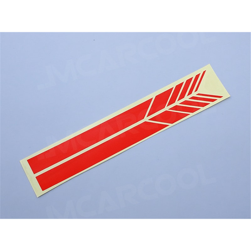 Sleek Car Rearview Mirror Stripe Exterior Body Trim Sticker