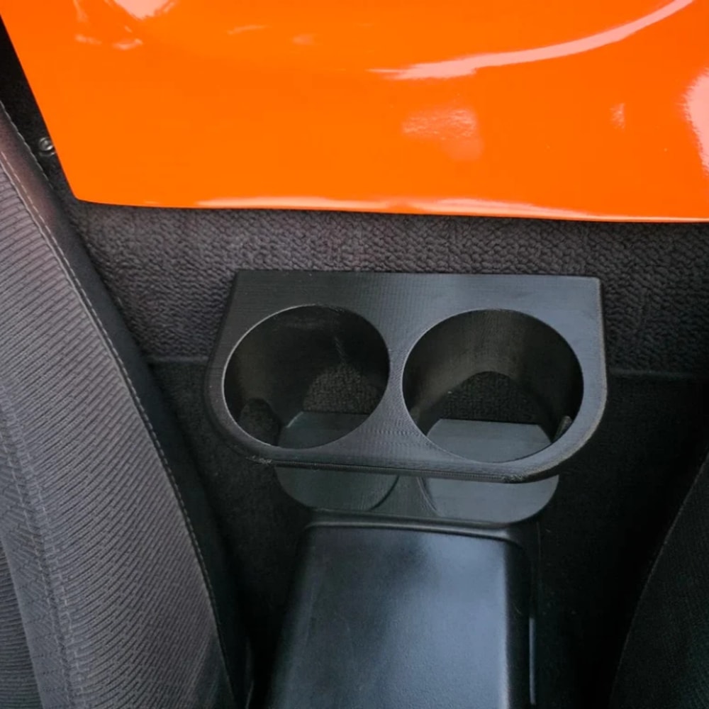 Durable Rear Center Cup Holder for Mazda Miata Dual Drink Storage Console Organizer