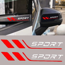 premium sports car vinyl scratch guard decal for door & mirror