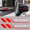 Premium Sports Car Vinyl Scratch Guard Decal for Door & Mirror