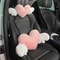 Heart Shaped Car Pillow Lumbar Support For Comfortable Driving 0