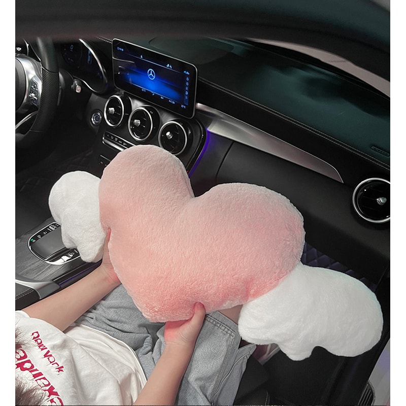 Heart Shaped Car Pillow Lumbar Support For Comfortable Driving 4