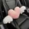 Heart Shaped Car Pillow Lumbar Support For Comfortable Driving 6
