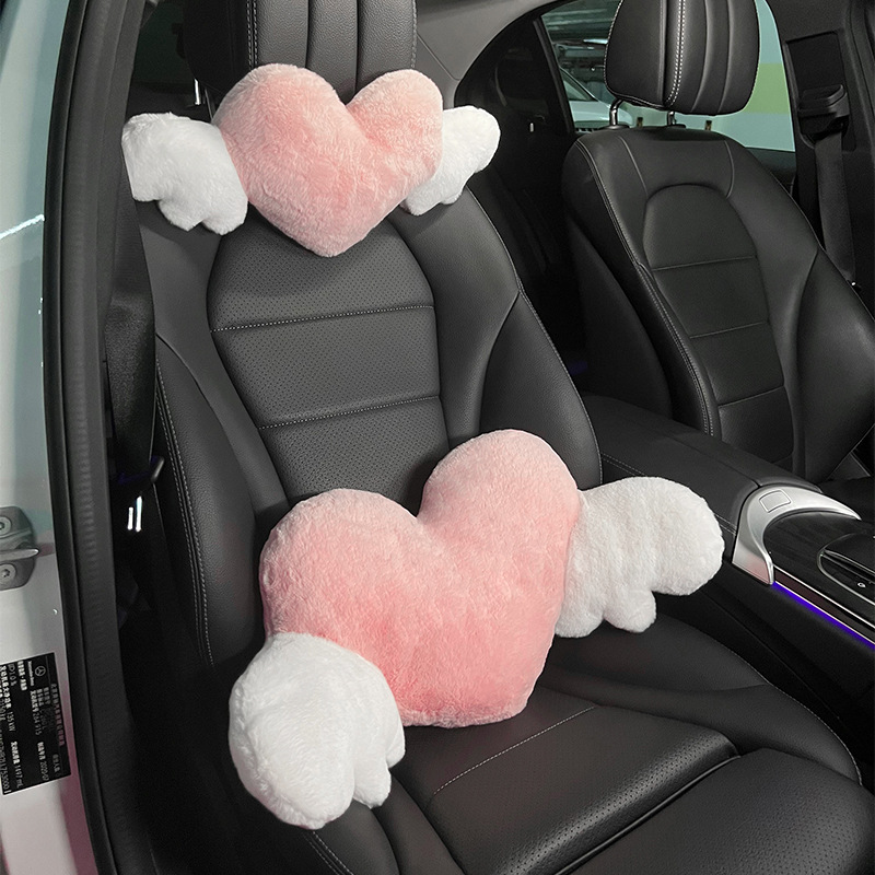 Heart Shaped Car Pillow Lumbar Support For Comfortable Driving 7