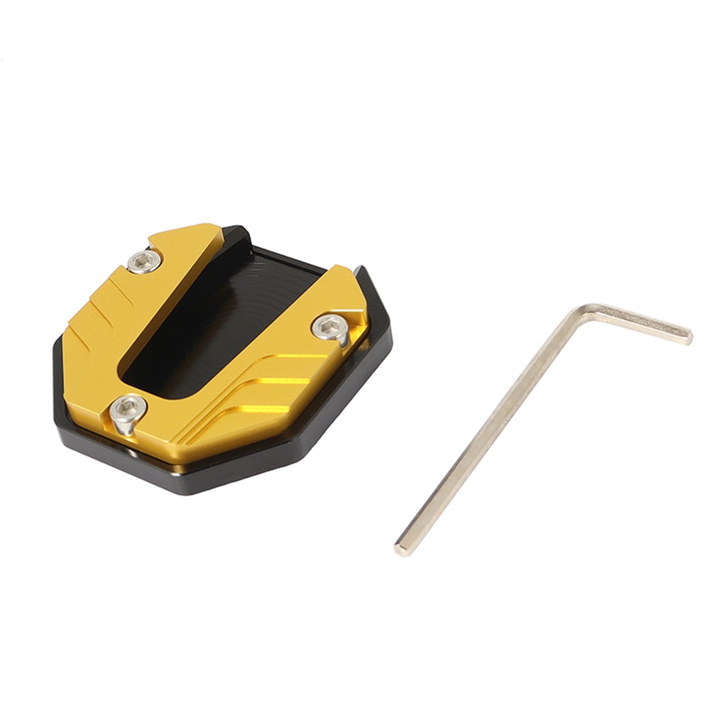 Aluminum Motorcycle Kickstand Extender Foot Pad for Stability