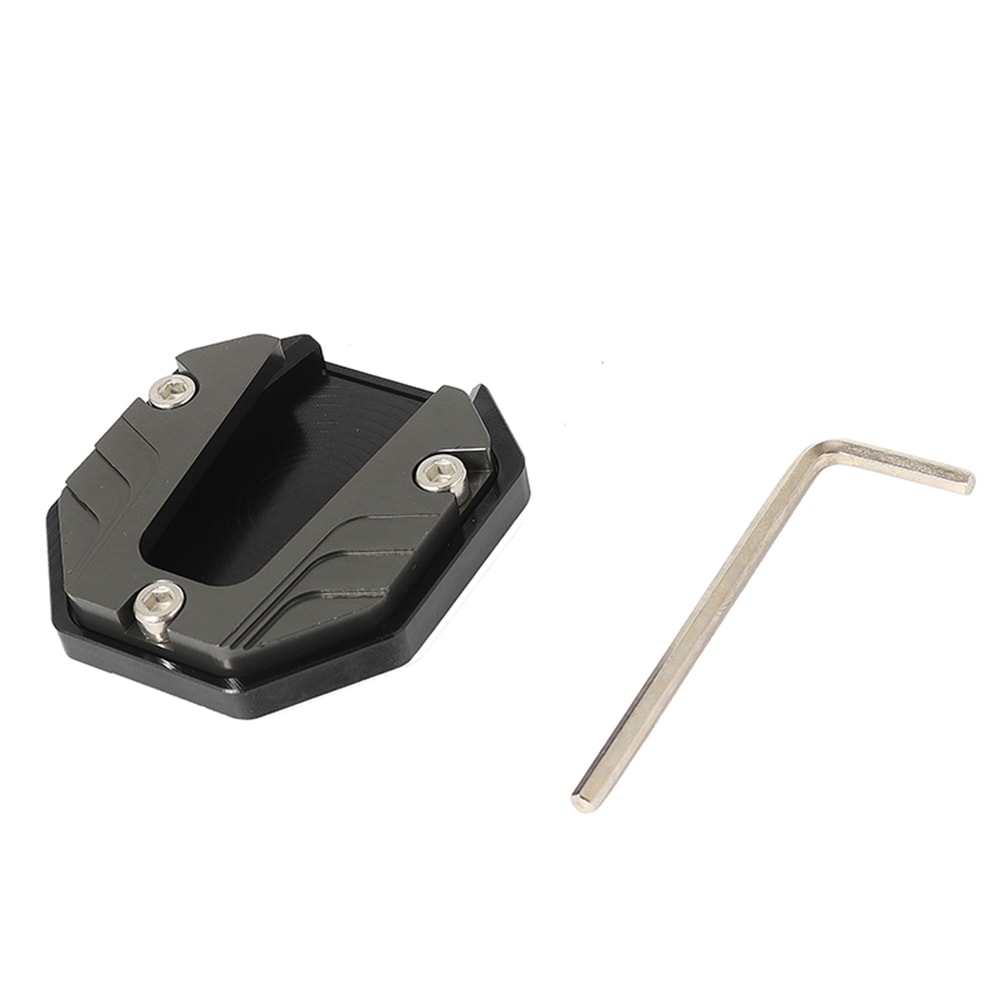 Aluminum Motorcycle Kickstand Extender Foot Pad for Stability
