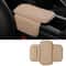 Premium Car Armrest Cushion Wear Resistant PU Leather Auto Center Console Pad With Storage 3